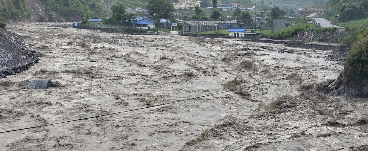 फेरि उर्लियो ल्हेन्दे खोला: त्रिशुली नदी किनार डुबानमा, उत्तरगया धाम जलमग्न
