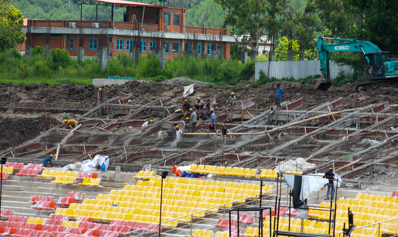 त्रिवि क्रिकेट मैदान निर्माण ढिलाइ : ठेकेदार कम्पनीलाई दैनिक २ लाखभन्दा बढी हर्जाना